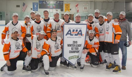 Minnesota AHA Adult Hockey League Battle Cats Red Hockey Jersey